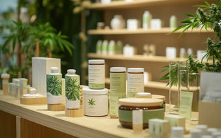 Variété Produits CBD Puissants Exposés