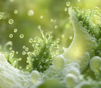 Trichomes de Cannabis Macro Détaillée